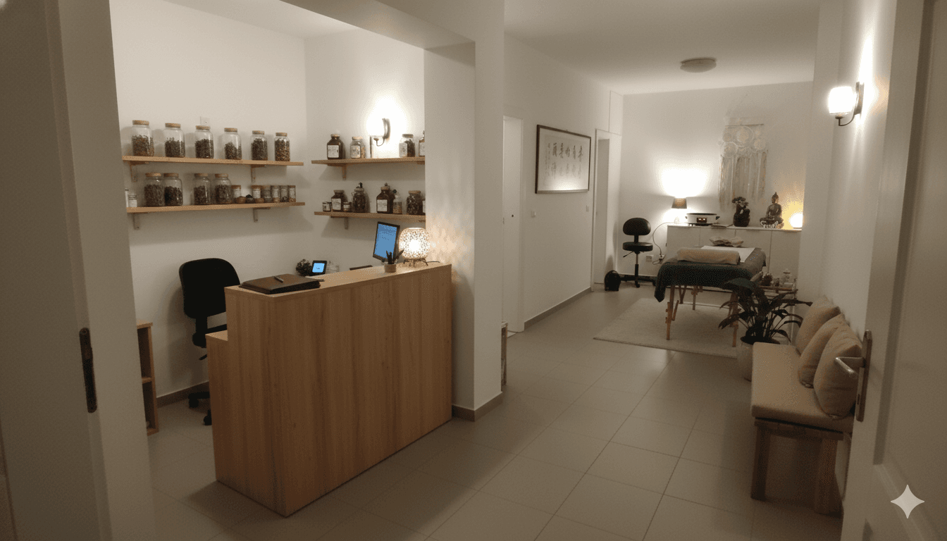 Entrada do espaço de Lénia Oliveira em Leiria